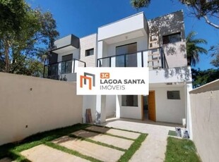 Linda casa de 120 m² de área construída no jardim imperial - lagoa santa