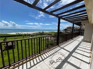 Porto das dunas - cobertura a venda - pe na areia