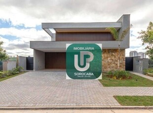 Sobrado com 4 dormitórios à venda, 341 m² por r$ 2.990.000,00 - alphaville nova esplanada - votorantim/sp