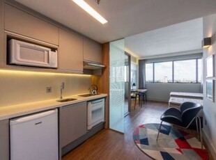 Studio com 1 dormitório à venda, 27 m² por r$ 360.000,00 - batel - curitiba/pr
