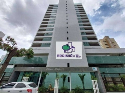 Apartamento com 1 dormitório para alugar, 36 m² por r$ 3.000,00/mês - parnamirim - recife/pe