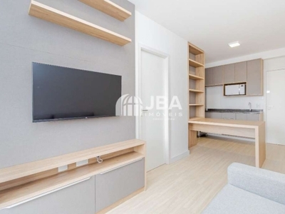 Apartamento com 1 quarto para alugar na rua augusto de mari, 3994, portão, curitiba, 33 m2 por r$ 2.600