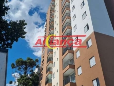 Apartamento com 2 dormitórios à venda, 50 m²- bom clima - guarulhos/sp.