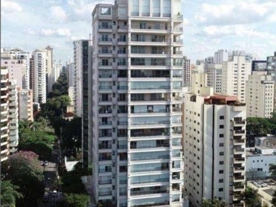 Apartamento com 3 dormitórios, 405 m² - venda por r$ 11.130.000,00 ou aluguel por r$ 60.000,00/mês - moema - são paulo/sp