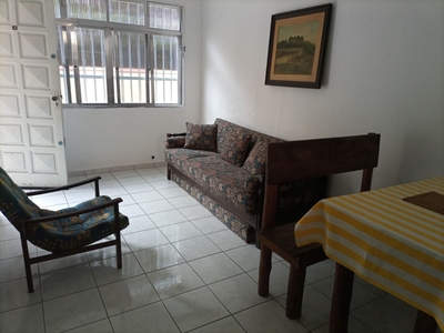 Apartamento em Vila Guilhermina, Praia Grande/SP de 55m² 1 quartos para locação R$ 1.600,00/mes