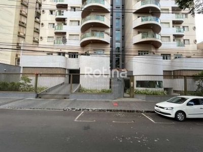 Apartamento para alugar, 4 quartos, 4 suítes, 2 vagas, centro - uberlândia/mg - r$ 3.000,00