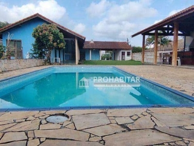 Casa, 350 m² - venda por r$ 850.000,00 ou aluguel por r$ 5.380,00/mês - lagoa grande - embu-guaçu/sp