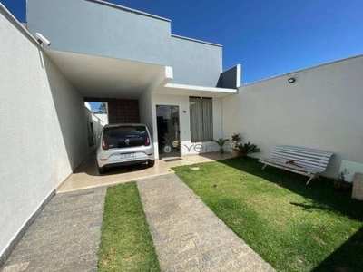Casa com 3 dormitórios à venda, 90 m² por r$ 398.000,00 - portal do sol - lagoa santa/mg