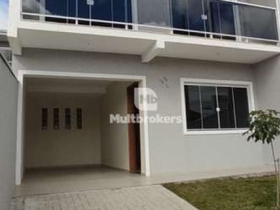 Casa com 3 quartos à venda na fernando munhoz de souza, 33, alto boqueirão, curitiba por r$ 424.999