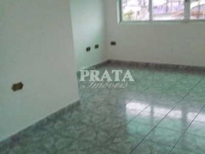 Casa em condomínio fechado com 2 quartos para alugar na rua augusto gomes pereira, santa maria, santos, 80 m2 por r$ 1.800