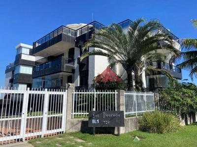 Cobertura com 5 dormitórios, 250 m² - venda por r$ 2.800.000,00 ou aluguel por r$ 8.150,00/mês - camboinhas - niterói/rj