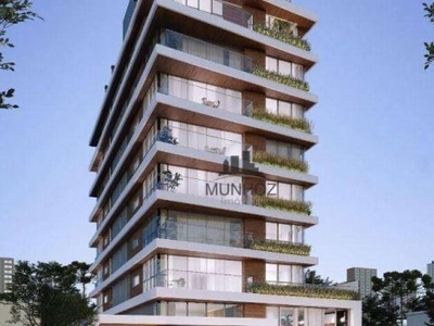 Cobertura duplex com 3 dormitórios à venda, 207 m² por r$ 3.980.000 - água verde - curitiba/pr