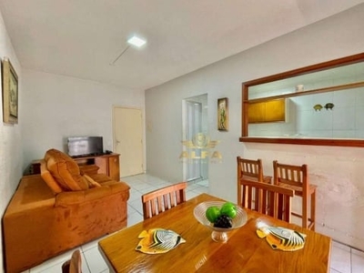 Flat com 1 dormitório à venda, 60 m² por r$ 320.000,00 - pitangueiras - guarujá/sp