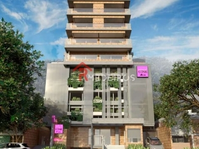 Flat com 1 quarto à venda na avenida caetés, 23, canto do forte, praia grande, 40 m2 por r$ 356.000