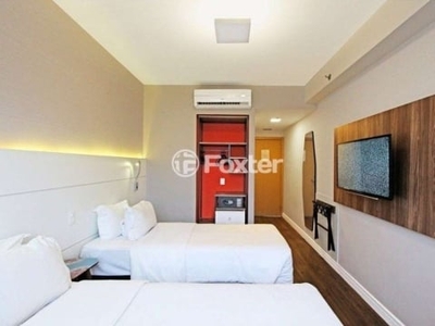 Flat com 1 quarto à venda na avenida loureiro da silva, cidade baixa, porto alegre, 23 m2 por r$ 280.000