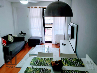 Flat em Copacabana, Rio de Janeiro/RJ de 60m² 2 quartos à venda por R$ 898.000,00