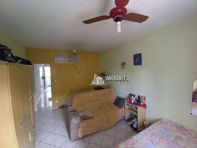 Kitnet com 1 dormitório à venda, 40 m² por r$ 160.000,00 - boqueirão - praia grande/sp