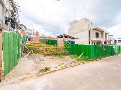 Terreno à venda, 163 m² por r$ 295.000,00 - santa cândida - curitiba/pr