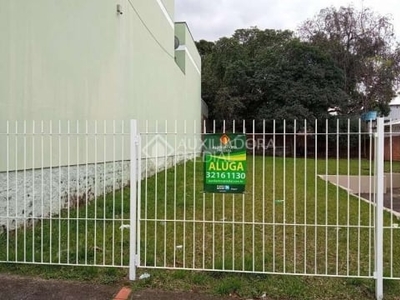 Terreno comercial para alugar na general daltro filho, 2016, canudos, novo hamburgo, 200 m2 por r$ 1.000