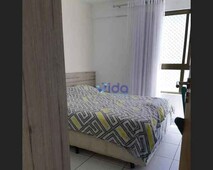 Apartamento com 3 quartos, sendo uma suíte, mobiliado, 84 m² por R$ 4.500/mês - Boa Viagem