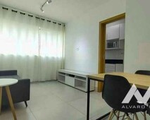 APARTAMENTO MOBILIADO 1 QUARTO 40m² no Lourdes próximo ao colégio Bernoulli