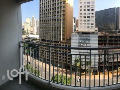 Apartamento à venda em República com 44 m², 1 quarto, 1 vaga