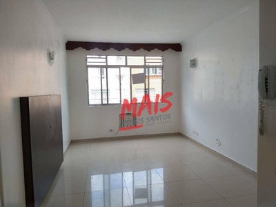 Apartamento em Embaré, Santos/SP de 90m² 3 quartos para locação R$ 2.800,00/mes