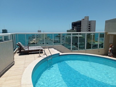Apartamento amplo a 1 quadra do mar Praia da Costa com 2 Quartos, suíte, padrão luxo, laze