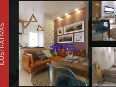Apartamento com 2 dormitórios à venda, 39 m² por r$ 234.000,00 - itaquera - são paulo/sp