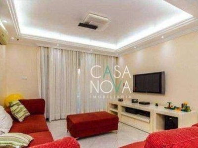 Apartamento com 3 dormitórios para alugar, 173 m² por r$ 7.500,00/mês - embaré - santos/sp