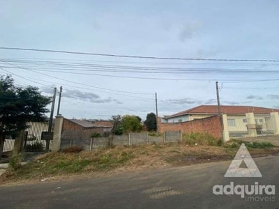 Terreno em rua - bairro contorno em ponta grossa