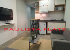 Flat com 1 quarto para alugar na rua da consolação, cerqueira césar, são paulo, 28 m2 por r$ 2.690