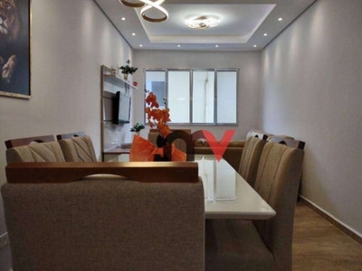 Apartamento à venda, 66 m² por R$ 330.000,00 - Caiçara - Praia Grande/SP