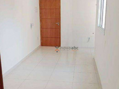 Cobertura com 2 dormitórios, 80 m² - venda por R$ 370.000,00 ou aluguel por R$ 2.553,50/mês - Vila Pires - Santo André/SP