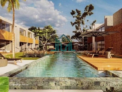 VILLA NALURI - Apartamento Studio, 40m² à venda a 80 metros da paradisíaca praia de Japaratinga, na rota Ecológic