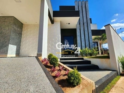 Casa com 3 quartos, 170 m² - venda por r$ 1.385.000 ou aluguel por r$ 5.970/mês - park gran reserve - indaiatuba/sp