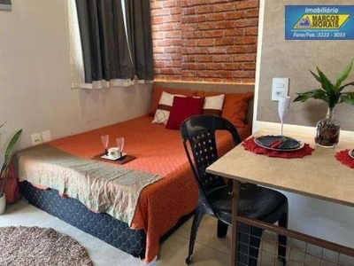 Flat com 1 dormitório para alugar, 25 m² por r$ 1.294,01/mês - jardim residencial villa amato - sorocaba/sp
