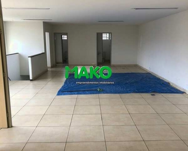 ALUGA-SE SOBRELOJA COMERCIAL, SUPERIOR 170 M² PISO SUPERIOR COM 3 SALAS DIVIDAS COM DRYWA