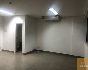 LOCAÇÃO - SALA COMERCIAL NA VILA ANDRADE COM 40m², 01 BANHEIRO, 01 VAGA