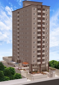 Apartamento em Boqueirão, Praia Grande/SP de 53m² 2 quartos à venda por R$ 384.652,00