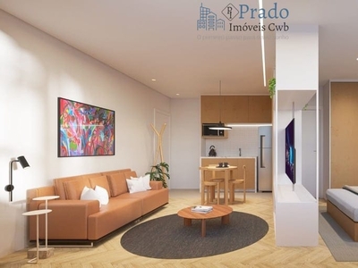 Apartamento em Centro Cívico, Curitiba/PR de 31m² 1 quartos à venda por R$ 453.079,00