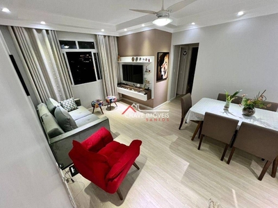 Apartamento em Macuco, Santos/SP de 60m² 1 quartos à venda por R$ 371.000,00