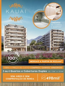 Apartamento em Recreio dos Bandeirantes, Rio de Janeiro/RJ de 72m² 3 quartos à venda por R$ 497.000,00