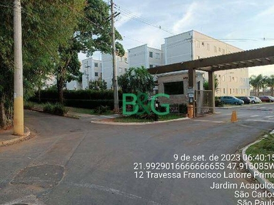 Apartamento em Residencial Parati, São Carlos/SP de 44m² 2 quartos à venda por R$ 103.957,73