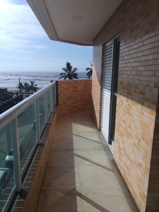 Apartamento em Vila Atlântica, Mongaguá/SP de 80m² 2 quartos à venda por R$ 412.000,00