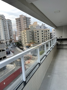 Apartamento em Vila Caiçara, Praia Grande/SP de 52m² 1 quartos à venda por R$ 484.000,00