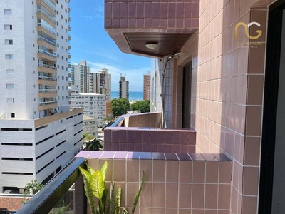 Apartamento em Vila Guilhermina, Praia Grande/SP de 51m² 1 quartos à venda por R$ 304.000,00