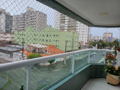 Apartamento em Vila Guilhermina, Praia Grande/SP de 74m² 2 quartos à venda por R$ 349.000,00
