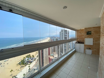 Apartamento em Vila Guilhermina, Praia Grande/SP de 78m² 2 quartos para locação R$ 4.500,00/mes