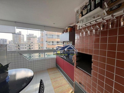 Apartamento em Vila Guilhermina, Praia Grande/SP de 88m² 2 quartos à venda por R$ 469.000,00